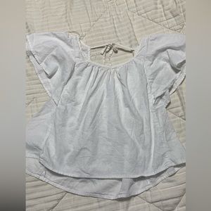 Light weight white blouse